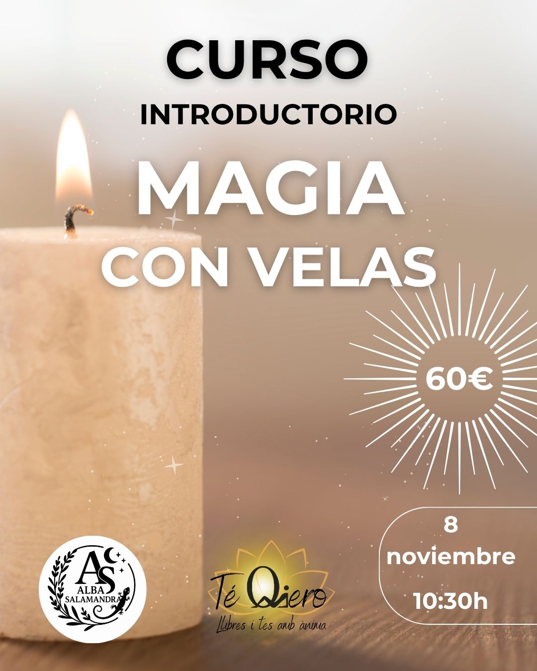 Curso Magia con Velas  8 de noviembre