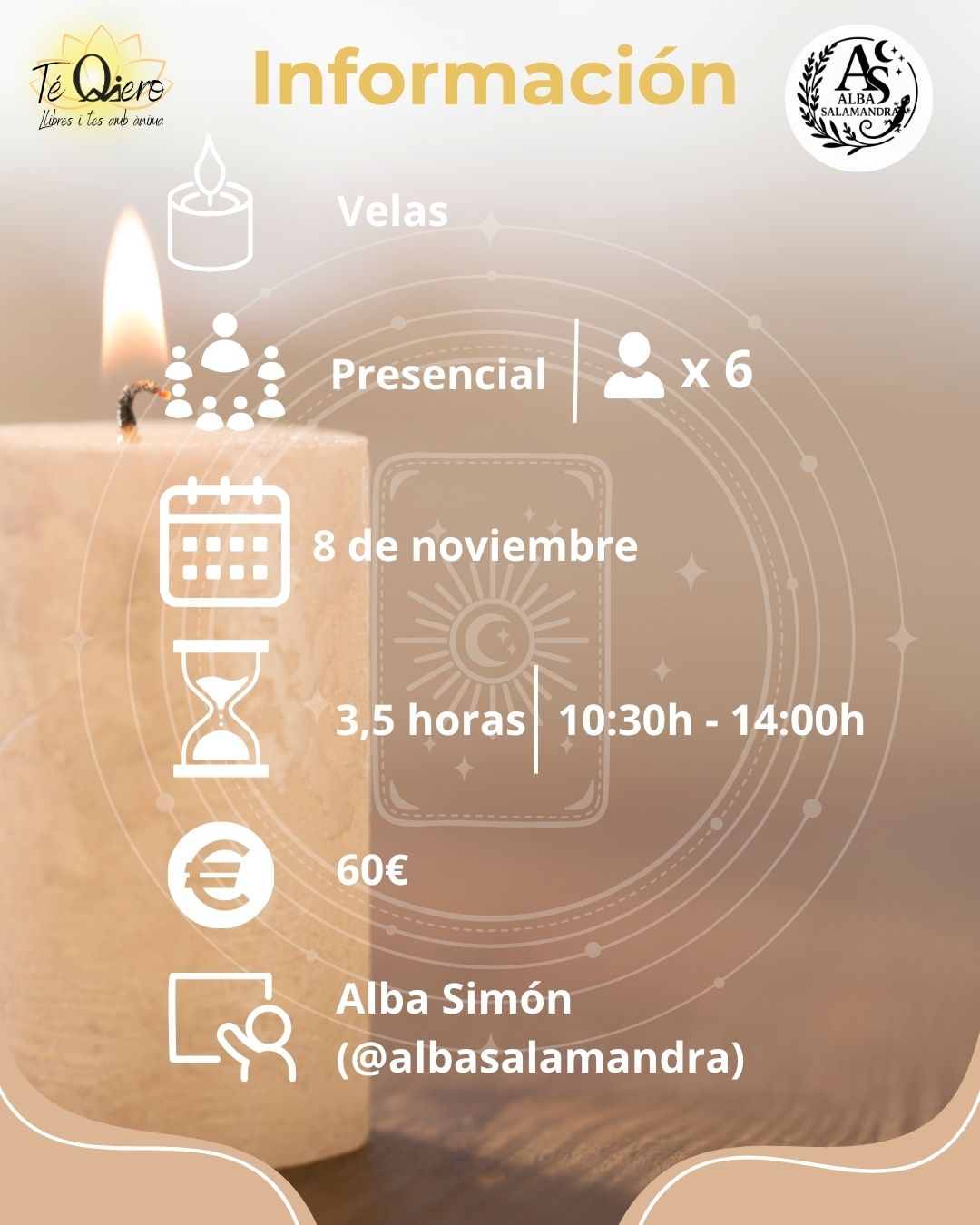 Curso Magia con Velas  8 de noviembre