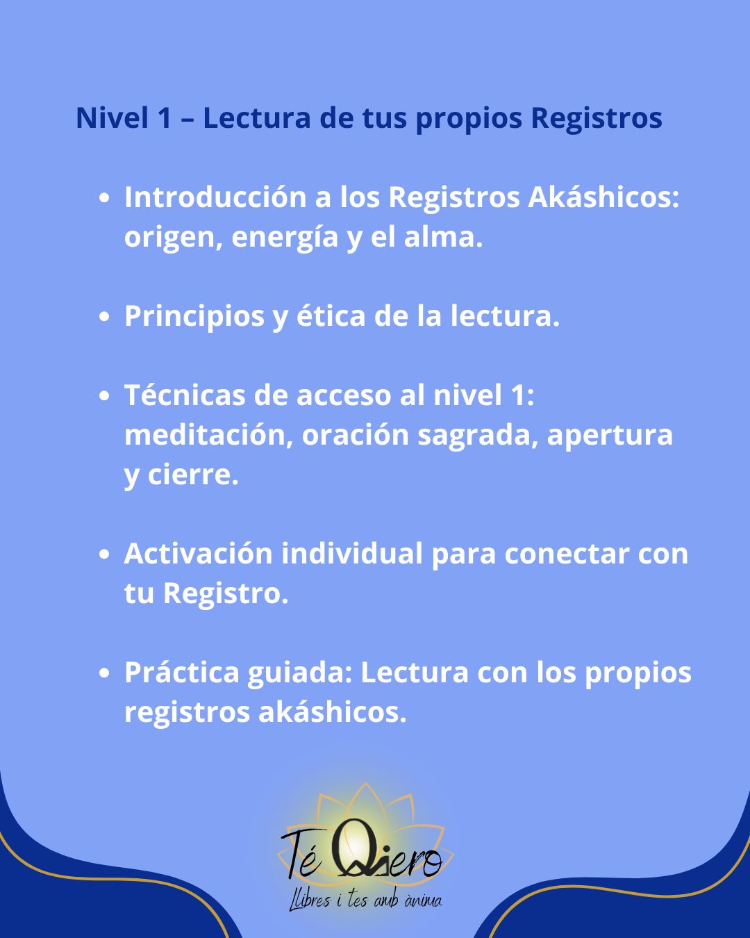 Curso Registros Akáshicos (Niveles 1 y 2)