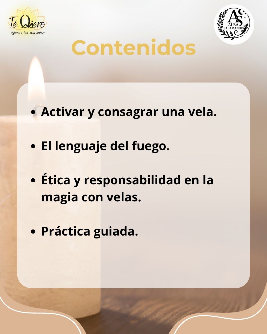 Curso Magia con Velas  8 de noviembre