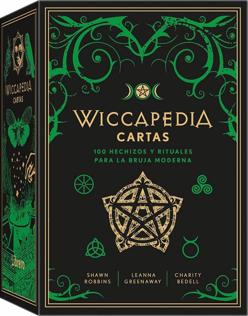 Wiccapedia cartas: 100 hechizos y rituales para la bruja moderna