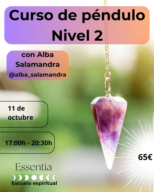 Curso de péndulo (Nivel 2) 11 de octubre