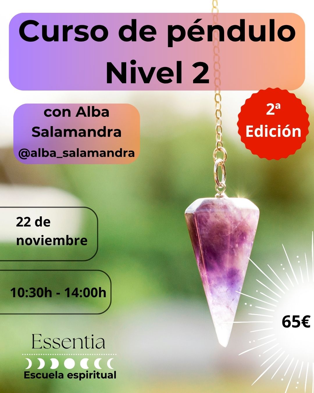 Curso de péndulo Nivel 2 (22/11/25)